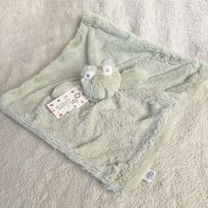 New Oobles Green Frog Baby Lovey Soft Plush Toy Rattle Soother Danbar